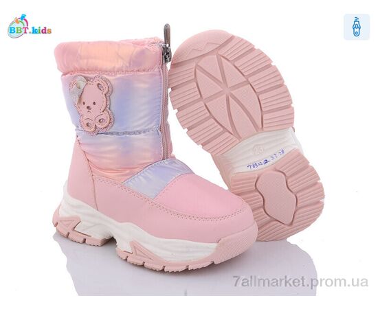 Фотография Дутики детские утепленные зима T6902-2 (8 пар р.23-28) "BBT" недорого оптом от прямого поставщика, изображение 2