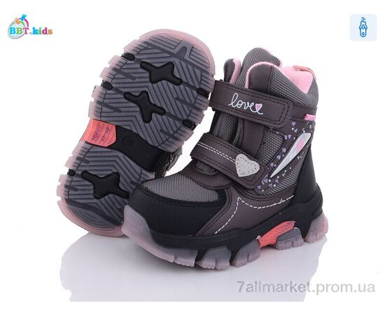 Черевики дитячі зручні Зима T6918-1 (8 пар р.23-28) "BBT" недорого оптом від прямого постачальника, зображення 2 Черевики дитячі зручні Зима T6918-1 (8 пар р.23-28) "BBT" недорого оптом від прямого постачальника, зображення 2