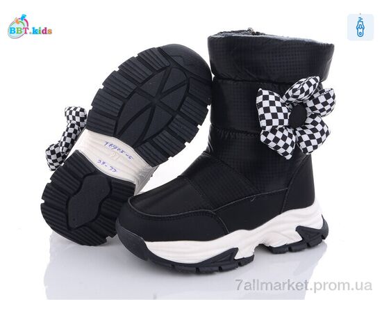 Фотография Дутики детские утепленные зима T6905-1 (8 пар р.27-32) "BBT" недорого оптом от прямого поставщика, изображение 2