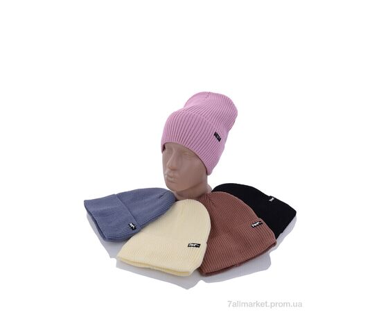 Фотография Женская шапка Зима KA124 mix флис (5 шт. р.сетка 52-56) "Red Hat" недорого оптом от прямого поставщика, изображение 2