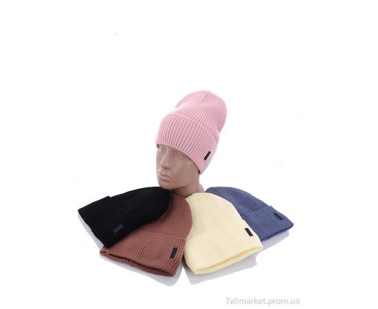 Фотография Женская шапка Зима KA128 mix флис (5 шт. р.сетка 52-56) "Red Hat" недорого оптом от прямого поставщика, изображение 2