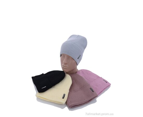 Фотография Женская шапка Зима KA129 mix флис (5 шт. р.сетка 52-56) "Red Hat" недорого оптом от прямого поставщика, изображение 2