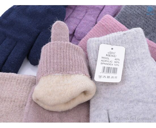 Перчатки женские Зима 7110 вовна mix (12 шт. р.сетка 6,5-8,5) "KUINH" недорого оптом от прямого поставщика, изображение 2 Фотография Перчатки женские Зима 7110 вовна mix (12 шт. р.сетка 6,5-8,5) "KUINH" недорого оптом от прямого поставщика, изображение 2