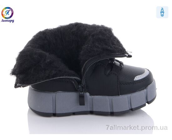 Дутики дитячі утеплені Зима 3315-C1 (8 пар р.22-27) "Леопард" недорого оптом від прямого постачальника, зображення 2