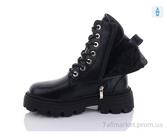 Черевики жіночі стильні Зима 3165-1 (8 пар р.36-41) "Purlina" недорого оптом від прямого постачальника, зображення 2