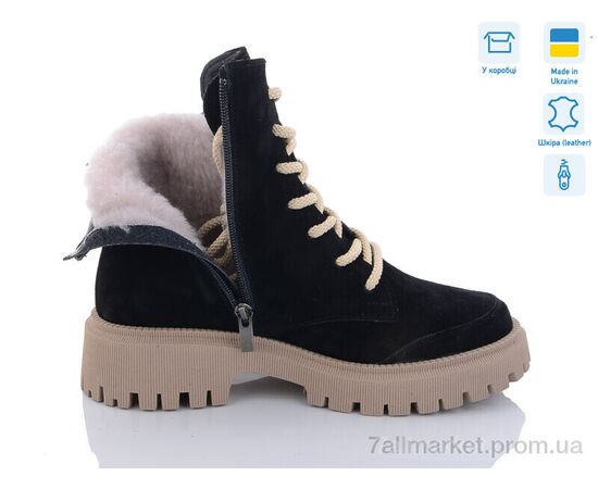 Фотография Ботинки женские стильные зима 07068-4 ч.з. (6 пар р.36-40) "A.N.I.One" недорого оптом от прямого поставщика, изображение 2