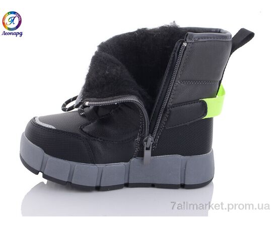 Фотография Дутики детские утепленные зима 3316-B3 (8 пар р.27-32) "Леопард" недорого оптом от прямого поставщика, изображение 2