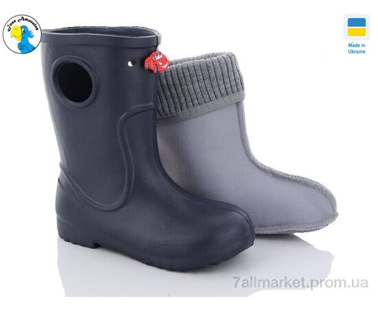 Чоботи з піни дитячі Весна/осінь 117050-2 (8 пар р.22-28) "Jose Amorales" недорого оптом від прямого постачальника, зображення 2 Чоботи з піни дитячі Весна/осінь 117050-2 (8 пар р.22-28) "Jose Amorales" недорого оптом від прямого постачальника, зображення 2