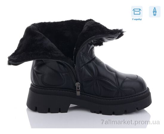 Черевики жіночі стильні Зима A7 (8 пар р.36-41) "Alimama-Girnaive" недорого оптом від прямого постачальника, зображення 2