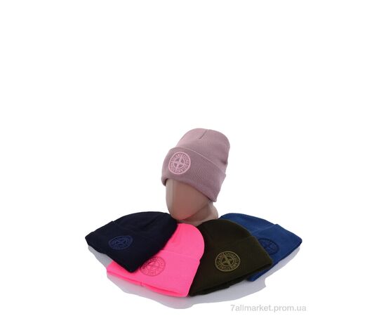 Шапка унісекс Зима Шапка з вишивкою стон на флісі B001 mix (5 шт. р.сіткаOne size) "VIOLA" недорого оптом від прямого постачальника, зображення 2 Шапка унісекс Зима Шапка з вишивкою стон на флісі B001 mix (5 шт. р.сіткаOne size) "VIOLA" недорого оптом від прямого постачальника, зображення 2