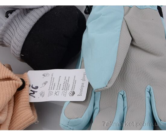 Рукавички унісекс Зима AM6-1 mix (12 шт. р.сіткаOne size) "TUZZI" недорого оптом від прямого постачальника, зображення 2