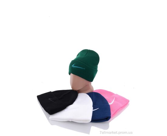 Жіноча шапка Зима Шапка топорик з вишивкою на флісі 001-2 mix (5 шт. р.сіткаOne size) "VIOLA" недорого оптом від прямого постачальника, зображення 2