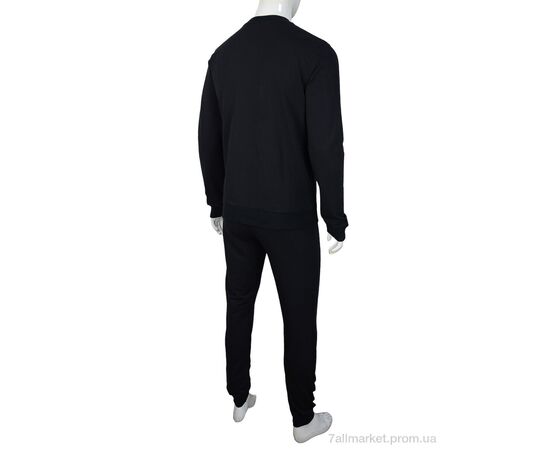 Фотография Спортивный костюм мужской Весна/осень 02924 black (5 шт. р.сетка S-2XL) "Obuvok" недорого оптом от прямого поставщика, изображение 3