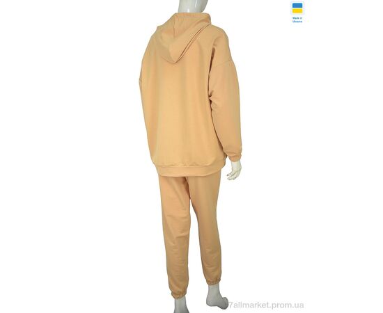 Фотография Спортивный костюм женский Весна/осень 08134-2 бежевий (5 шт. р.сетка 46-54) "Obuvok" недорого оптом от прямого поставщика, изображение 2