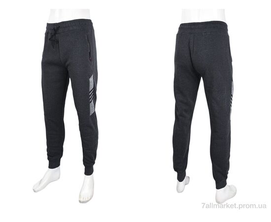 Фотография Спортивные брюки мужские Зима 3815-CS404-2-150 grey (5 шт. р.сетка L-4XL) "Мир" недорого оптом от прямого поставщика, изображение 3