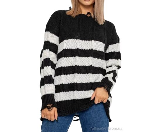 Фотография Кофта женская Весна/осень А111 mix оверсайз (5 шт. р.сетка One size) "Massmag" недорого оптом от прямого поставщика, изображение 2