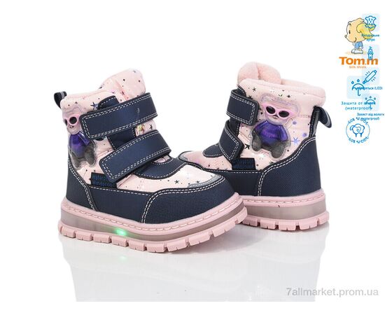 Фотография Дутики детские утепленные зима 11325M LED (8 пар р.23-28) "TOM.M" недорого оптом от прямого поставщика, изображение 2