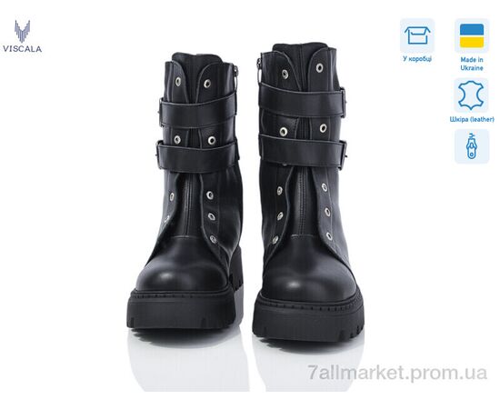 Фотография Ботинки женские стильные зима 27967 ч.ш.-32 (6 пар р.36-40) "Viscala" недорого оптом от прямого поставщика, изображение 2
