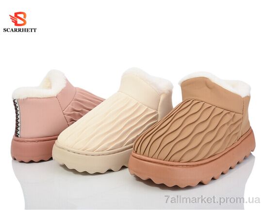 Тапки жіночі для будинку Зима 6273 mix (12 пар р.36-43) "SCARRHETT" недорого оптом від прямого постачальника, зображення 2