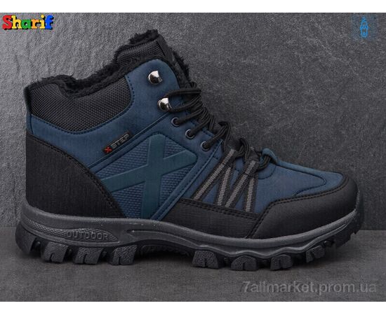 Черевики чоловічі стильні Зима K7-2 (8 пар р.40-44) "Sharif" недорого оптом від прямого постачальника, зображення 2 Черевики чоловічі стильні Зима K7-2 (8 пар р.40-44) "Sharif" недорого оптом від прямого постачальника, зображення 2
