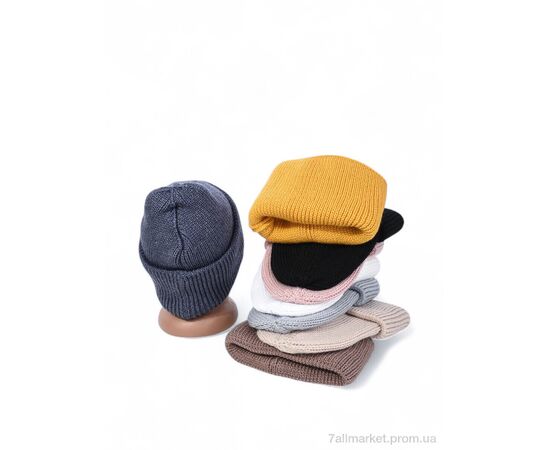 Жіноча шапка Зима SA6617 mix (3 шт. р.сітка54-58) "Red Hat" недорого оптом від прямого постачальника, зображення 2