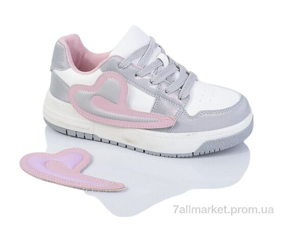 Фотография Кроссовки детские модные Весна/осень 11022F (8 пар р.33-38) "Ok Shoes" недорого оптом от прямого поставщика, изображение 2