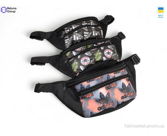 Бананка мужская N669-3 mix 18*32*6 см, "Reluna Group" недорого оптом от прямого поставщика, изображение 2 Фотография Бананка мужская N669-3 mix 18*32*6 см, "Reluna Group" недорого оптом от прямого поставщика, изображение 2