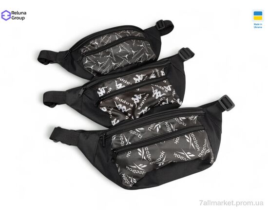 Бананка чоловіча N669-6 mix 18*32*6 см, "Reluna Group" недорого оптом від прямого постачальника, зображення 2 Бананка чоловіча N669-6 mix 18*32*6 см, "Reluna Group" недорого оптом від прямого постачальника, зображення 2