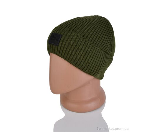 Шапка чоловіча Зима 9-21 khaki (5 шт. р.сіткаOne size) "TUZZI" недорого оптом від прямого постачальника, зображення 2