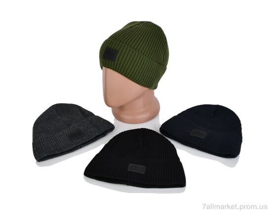 Шапка чоловіча Зима 9-21 mix (5 шт. р.сіткаOne size) "TUZZI" недорого оптом від прямого постачальника, зображення 2