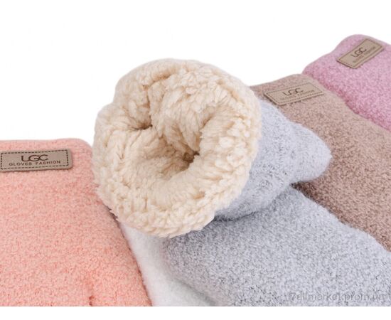Рукавички для жінок Зима J1027 mix (тедди) (12 шт. р.сіткаOne size) "TUZZI" недорого оптом від прямого постачальника, зображення 2