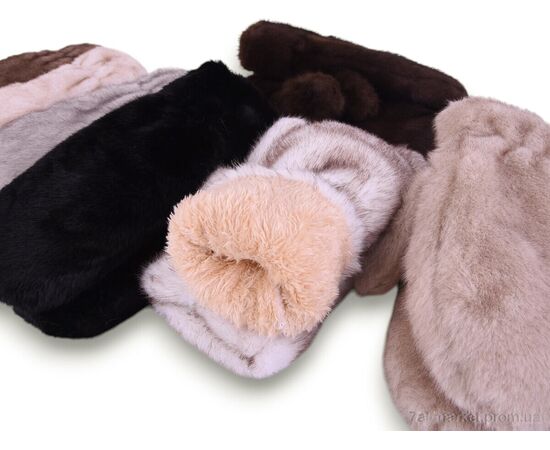 Варежки для женщин Зима M25-97 (норка) mix (12 шт. р.сетка One size) "TUZZI" недорого оптом от прямого поставщика, изображение 2 Фотография Варежки для женщин Зима M25-97 (норка) mix (12 шт. р.сетка One size) "TUZZI" недорого оптом от прямого поставщика, изображение 2