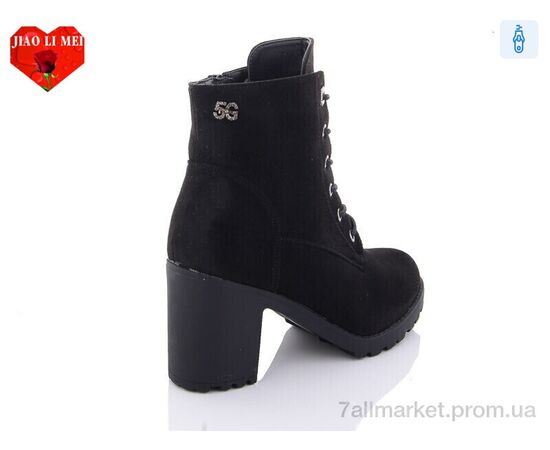 Черевики жіночі стильні Зима 506-1 (6 пар р.36-40) "Jiao Li Mei" недорого оптом від прямого постачальника, зображення 2