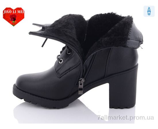 Фотография Ботинки женские стильные зима 506 (6 пар р.36-40) "Jiao Li Mei" недорого оптом от прямого поставщика, изображение 2