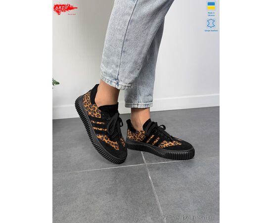 Кросівки жіночі модні Весна/осінь 310 чорий-леопард (6 пар р.36-40) "ARTO" недорого оптом від прямого постачальника, зображення 3 Кросівки жіночі модні Весна/осінь 310 чорий-леопард (6 пар р.36-40) "ARTO" недорого оптом від прямого постачальника, зображення 3