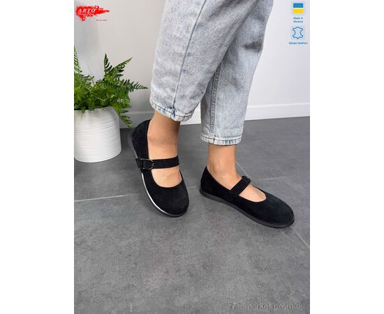 Фотография Туфли женские стильные Весна/осень 027 чорний з. (8 пар р.36-41) "ARTO" недорого оптом от прямого поставщика, изображение 2