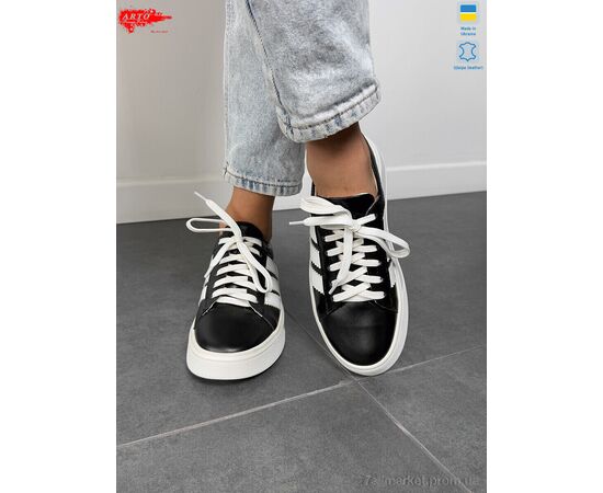 Кросівки жіночі модні Весна/осінь 210 чорний к. (6 пар р.36-40) "ARTO" недорого оптом від прямого постачальника, зображення 3