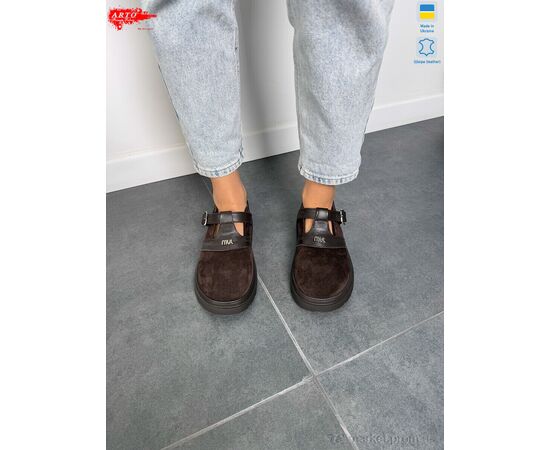 Фотография Туфли женские стильные Весна/осень 209 коричневий з. (8 пар р.36-41) "ARTO" недорого оптом от прямого поставщика, изображение 2