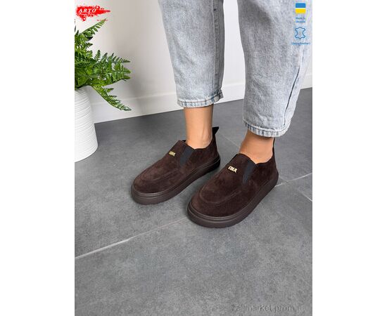 Фотография Туфли женские стильные Весна/осень 279 коричневий з. (8 пар р.36-41) "ARTO" недорого оптом от прямого поставщика, изображение 2