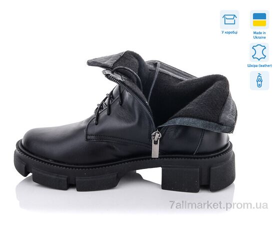 Фотография Ботинки женские стильные Весна/осень 361 ч.к.(б) (6 пар р.36-40) "G-Aira" недорого оптом от прямого поставщика, изображение 2