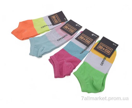 Фотография Носки женские Весна/осень S520 (03775) mix (12 шт. р.сетка 36-41) "Obuvok" недорого оптом от прямого поставщика, изображение 2