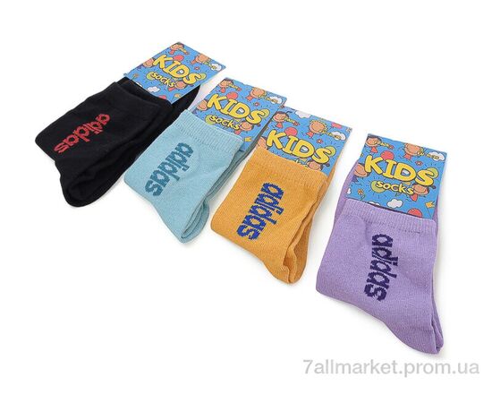 Фотография Носочки для детей Весна/осень L304 (03785) mix (12 шт. р.сетка 26-35) "Obuvok" недорого оптом от прямого поставщика, изображение 2