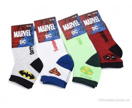 Фотография Носочки для детей Весна/осень 357 (03794) mix (12 шт. р.сетка 26-35) "Obuvok" недорого оптом от прямого поставщика, изображение 2