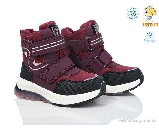 Дутики детские утепленные зима 11296D (8 пар р.28-33) "TOM.M" недорого оптом от прямого поставщика, изображение 2 Фотография Дутики детские утепленные зима 11296D (8 пар р.28-33) "TOM.M" недорого оптом от прямого поставщика, изображение 2