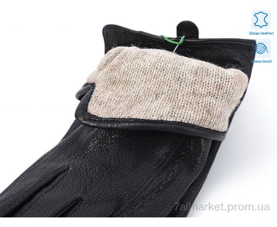 Фотография Перчатки женские Зима 02 шкіра оленя вовна (10 шт. р.сетка 6,5-8,5) "TUZZI" недорого оптом от прямого поставщика, изображение 2