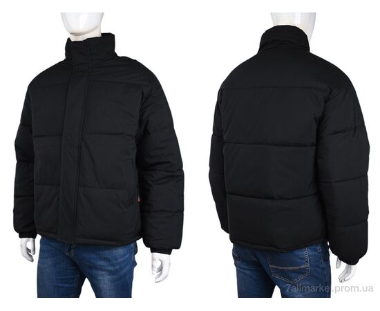 Куртка мужская Зима A2022-7 black (09278) (5 шт. р.сетка L-4XL) "Obuvok" недорого оптом от прямого поставщика, изображение 3 Фотография Куртка мужская Зима A2022-7 black (09278) (5 шт. р.сетка L-4XL) "Obuvok" недорого оптом от прямого поставщика, изображение 3