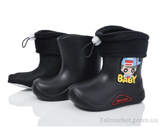 Чоботи з піни дитячі Весна/осінь L40-1 (10 пар р.24-30) "Ok Shoes" недорого оптом від прямого постачальника, зображення 2