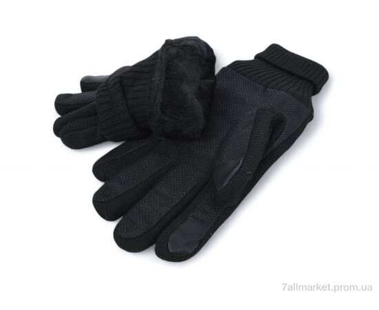 Чоловічі рукавиці Зима 64-1 black (12 шт. р.сітка11-13) "TUZZI" недорого оптом від прямого постачальника, зображення 2