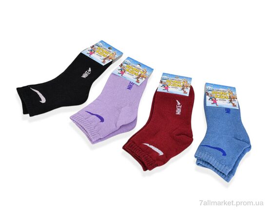Фотография Носочки для детей Зима 406(11932) mix (12 шт. р.сетка 26-35) "Obuvok" недорого оптом от прямого поставщика, изображение 2