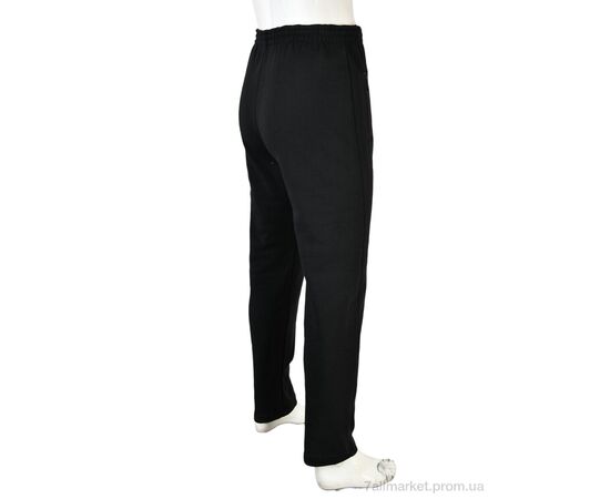 Спортивные брюки мужские Весна/осень 01 (04656) black (5 шт. р.сетка 46-54) "Obuvok" недорого оптом от прямого поставщика, изображение 3 Фотография Спортивные брюки мужские Весна/осень 01 (04656) black (5 шт. р.сетка 46-54) "Obuvok" недорого оптом от прямого поставщика, изображение 3